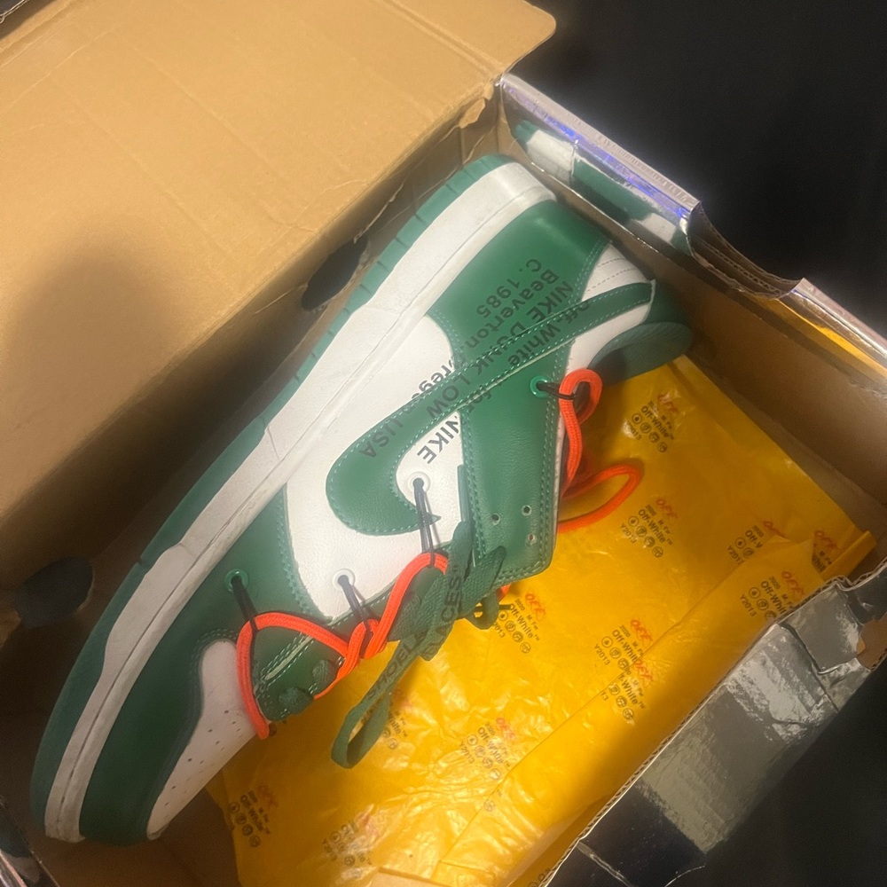 Pine green off white dunks